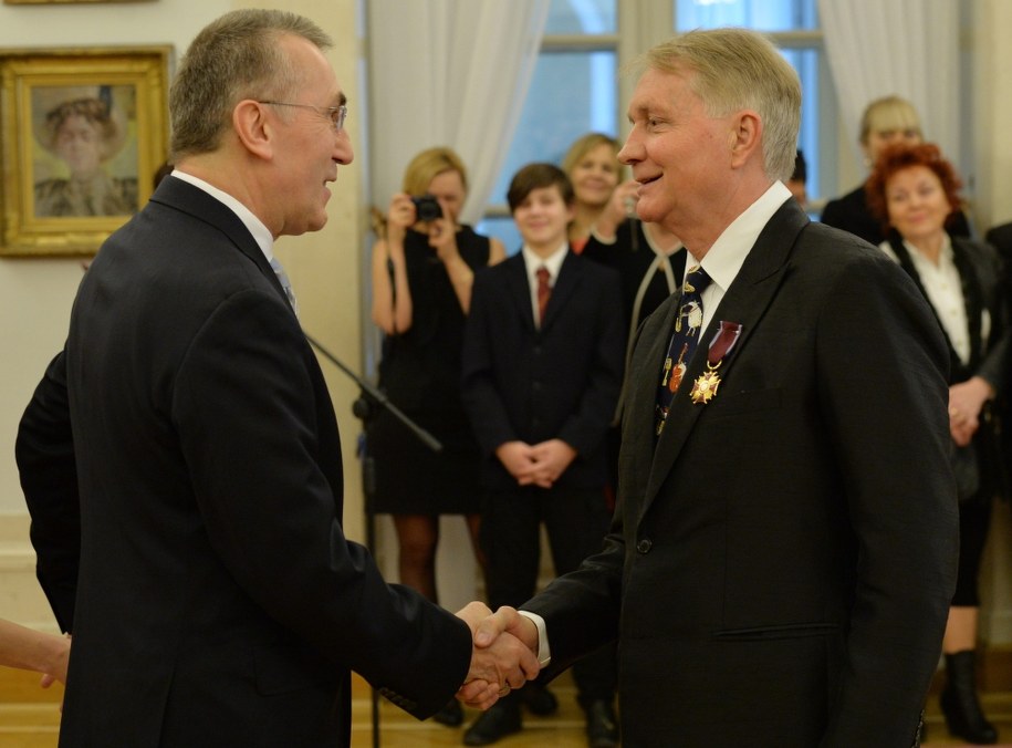 Piotr Miks na zdjęciu po prawej /Radek  Pietruszka /PAP