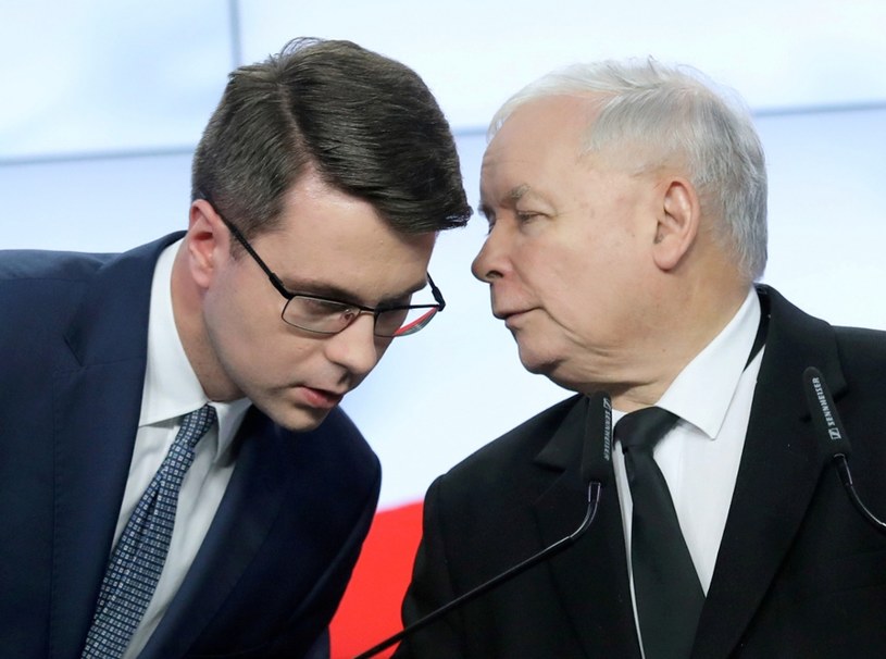 Piotr Müller i Jarosław Kaczyński /Piotr Molecki /East News