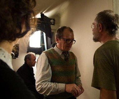 Piotr Skiba i Piotr Dumała na planie filmu "Ederly" - fot. Claire Xavier