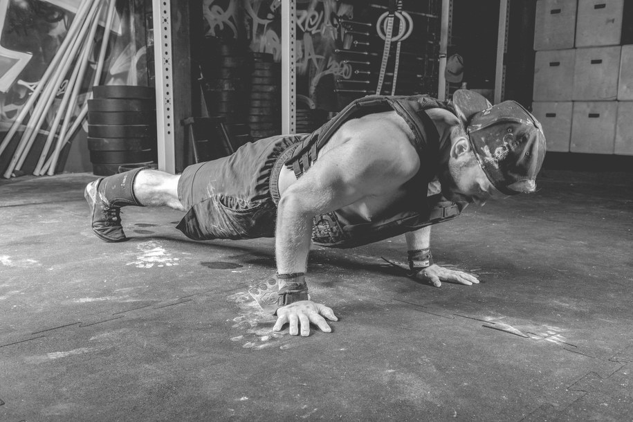 Piotr Surowczyk w czasie treningu /fot. Joanna Winnicka /