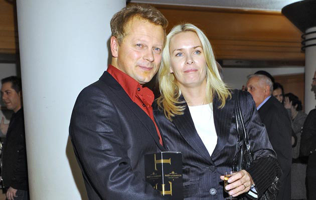 Piotr Szwedes z żoną, fot. Andras Szilagyi &nbsp; /MWMedia
