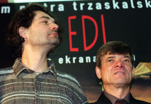 Piotr Trzaskalski i Henryk Gołębiewski promują film "Edi" /PAP/Jacek Turczyk /PAP