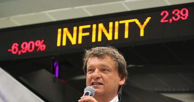 Piotr Tymochowicz podczas debiutu spółki Infinity na NewConnect /PAP