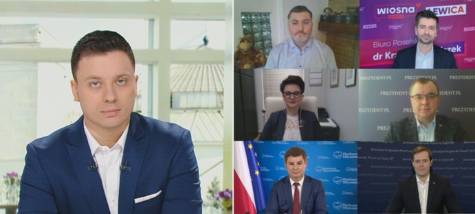 Piotr Witwicki i goście "Śniadania w Polsat News" /Polsat News
