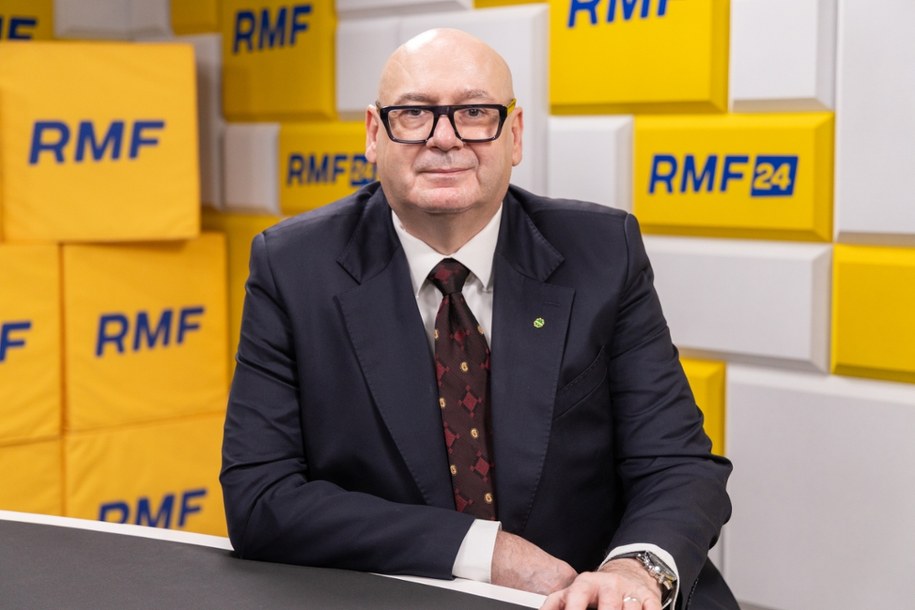 Piotr Zgorzelski, wicemarszałek Sejmu, prezes Rady Naczelnej PSL, gościem Porannej rozmowy w RMF FM w środę, 21 stycznia 2026 /Marcin Suchmiel /RMF FM