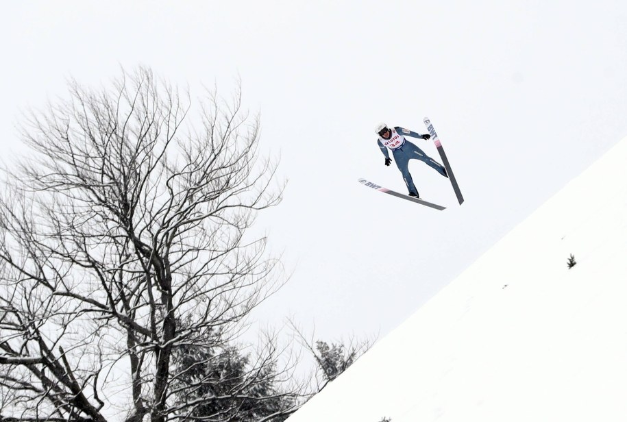 Piotr Żyła podczas konkursu Pucharu Świata / 	Grzegorz Momot    /PAP