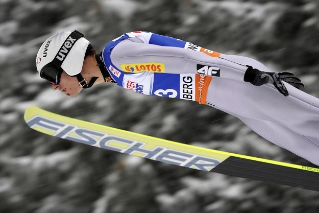 Piotr Żyła skoczył 217 m na mamuciej skoczni w Oberstdorfie /AFP
