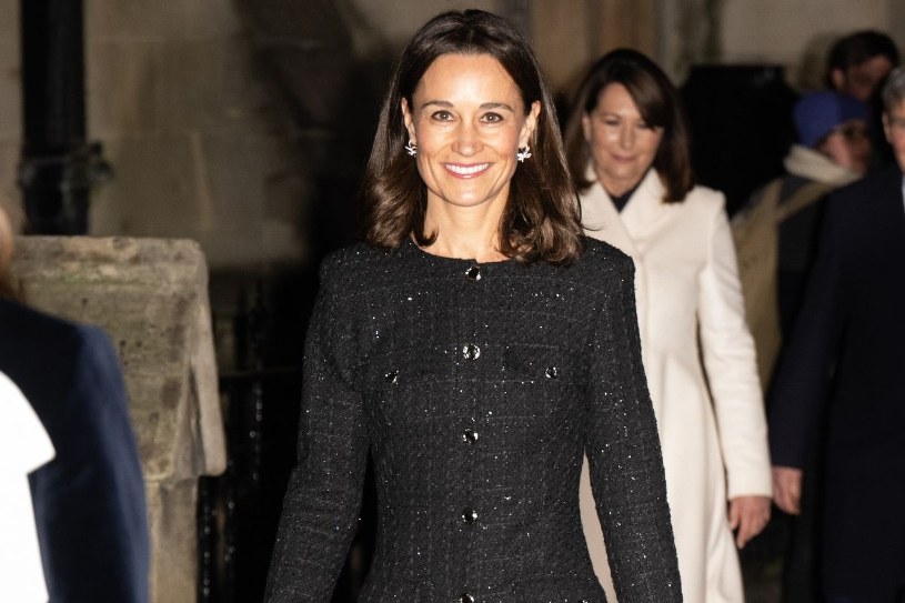 Pippa Middleton w czerni na świątecznym wydarzeniu księżnej Kate. Hit czy wpadka?