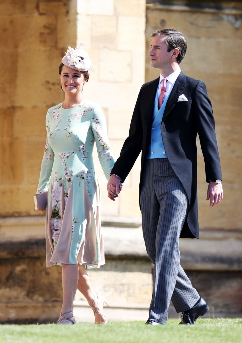 Pippa Middleton z mężem /Chris Jackson /Getty Images