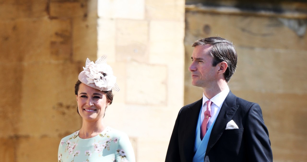 Pippa Middleton z mężem /Chris Jackson /Getty Images