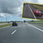 Pirat w Ferrari na autostradzie A4. Policjanci apelują do świadków