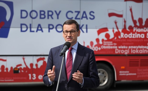 "PiS-bus" rusza w Polskę. Premier zainaugurował kampanijny objazd 