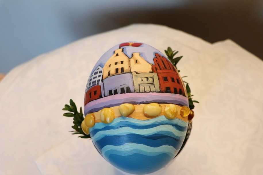 Pisanka prezydent Gdańska /Jacek Skóra /RMF FM