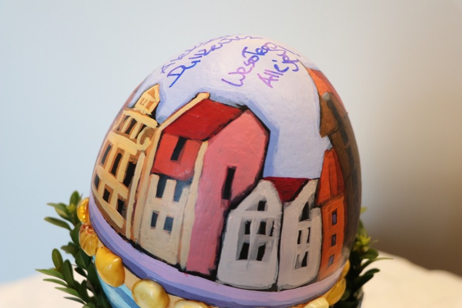 Pisanka prezydent Gdańska /Jacek Skóra /RMF FM