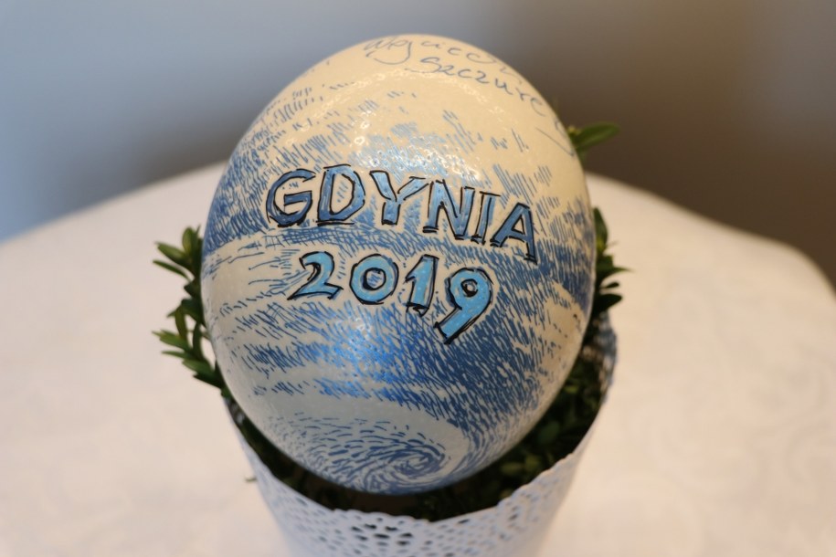 Pisanka prezydenta Gdyni /Jacek Skóra /RMF FM