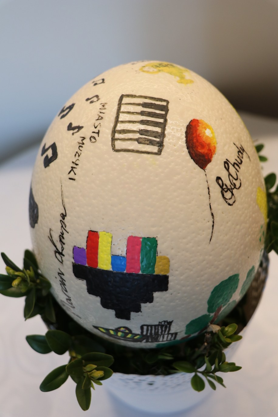 Pisanka prezydenta Katowic /Jacek Skóra /RMF FM