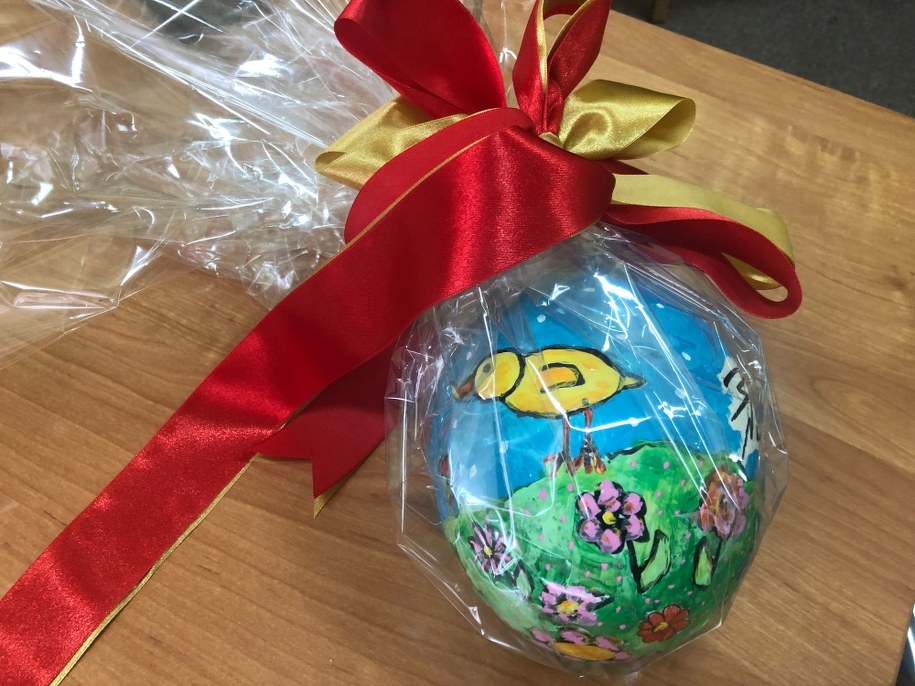 Pisanka prezydenta Kielc /Michał Dobrołowcz /RMF FM