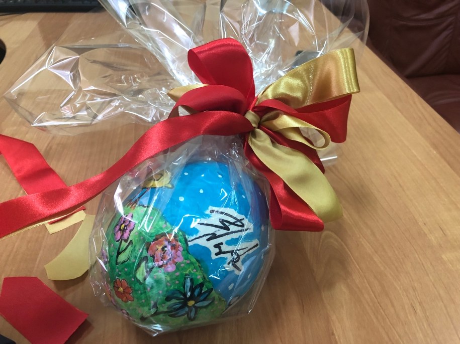 Pisanka prezydenta Kielc /Michał Dobrołowicz /RMF FM