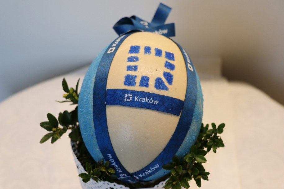 Pisanka prezydenta Krakowa /Jacek Skóra /RMF FM