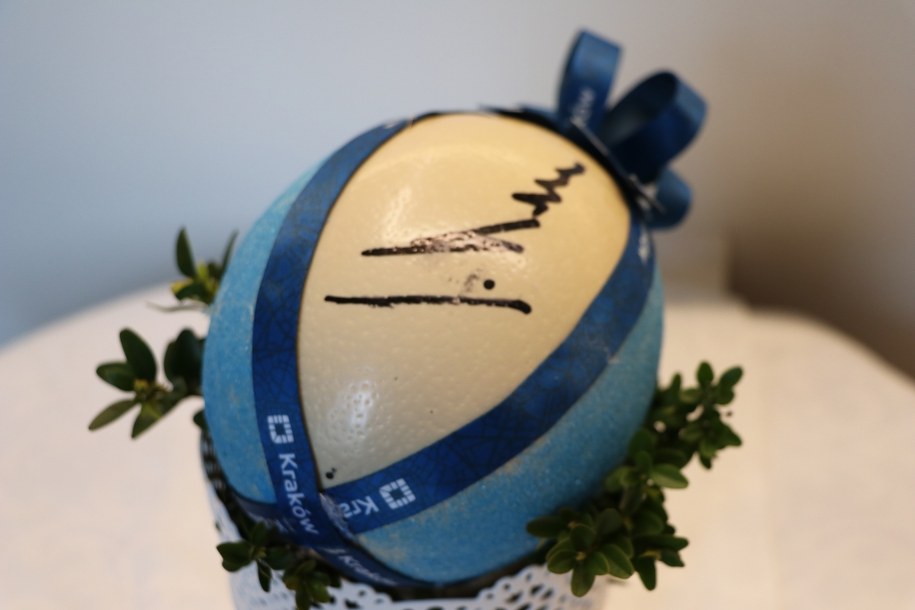 Pisanka prezydenta Krakowa /Jacek Skóra /RMF FM