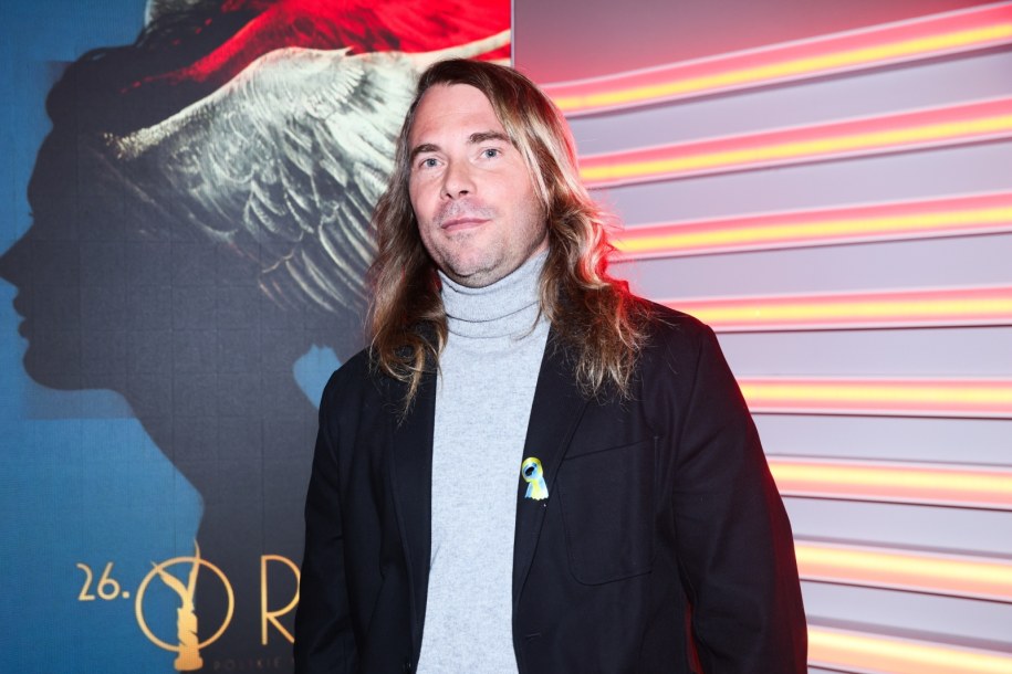 Pisarz i scenarzysta Kasper Bajon podczas ogłoszenia nominacji /Leszek Szymański /PAP