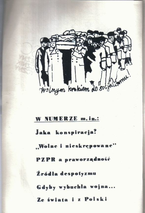 Pismo "Wyzwolenie" - strona z nr 2 z 1984 r. /Encyklopedia Solidarności /Archiwum autora