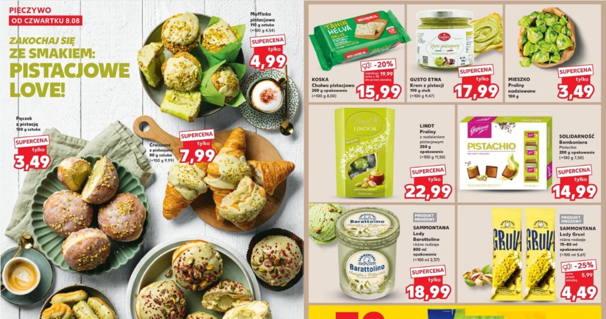 Pistacjowe szaleństwo w Kauflandzie /Kaufland /INTERIA.PL