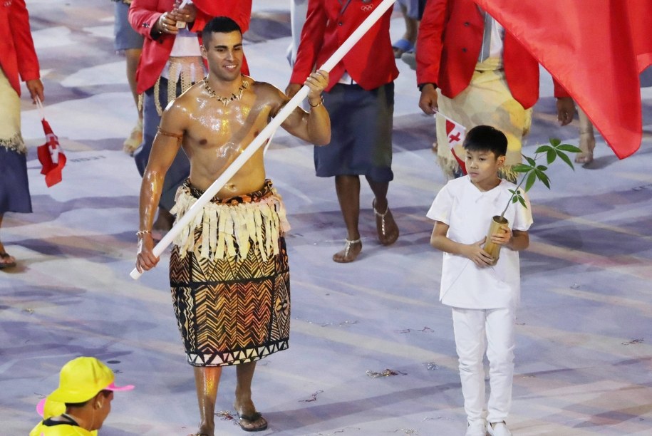 Pita Taufatofua /MICHAEL KAPPELER/dpa /PAP/EPA