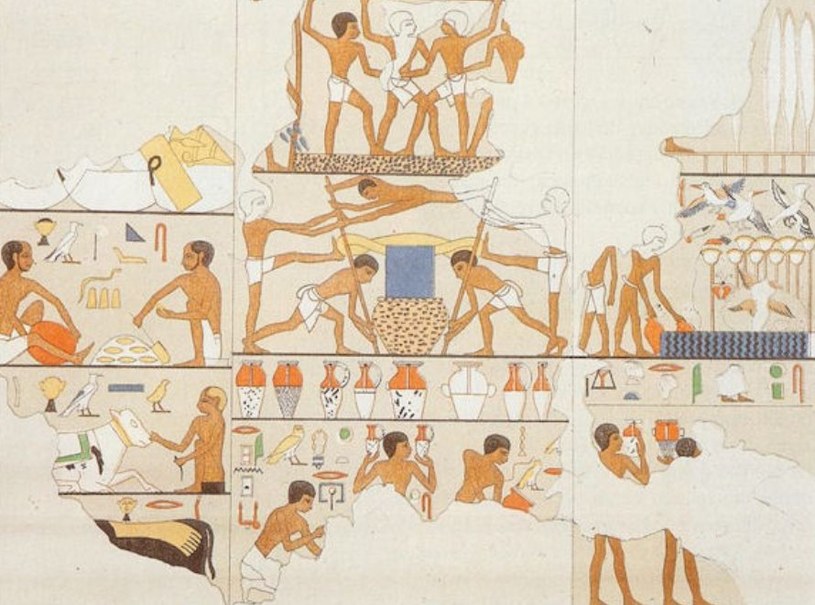 Piwem płacono robotnikom pracującym przy budowie piramid /British Museum /materiały prasowe
