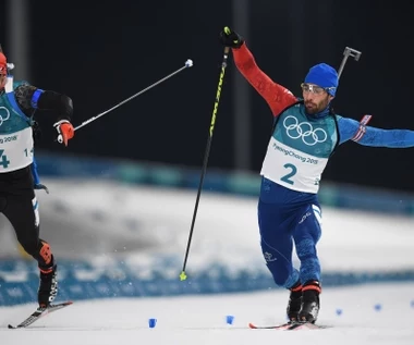 Pjongczang 2018. Drugie złoto Fourcade'a po zaciętym finiszu 