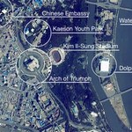 Pjongjang widziany z orbity