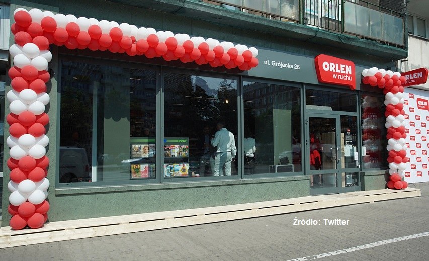 PKN Orlen otworzył w Warszawie pierwszy punkt sprzedaży „Orlen w ruchu”. /Materiały prasowe