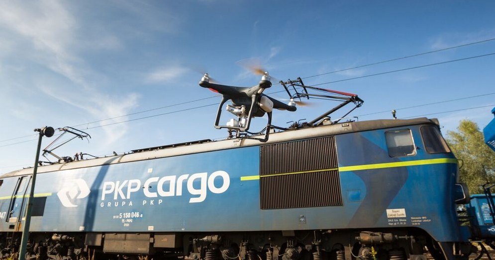 PKP CARGO wykorzystuje drony do zabezpieczania transportów i patrolowania terenów kolejowych /materiały prasowe