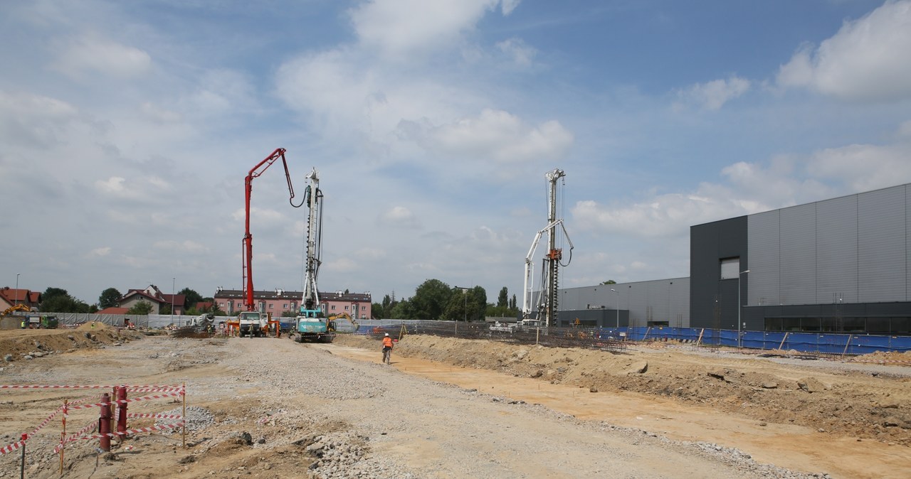 Plac budowy nowego centrum produkcyjnego Philip Morris w Krakowie /PAP