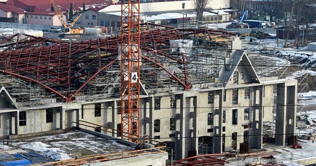 Plac budowy nowego dworca Łódź Fabryczna /PAP