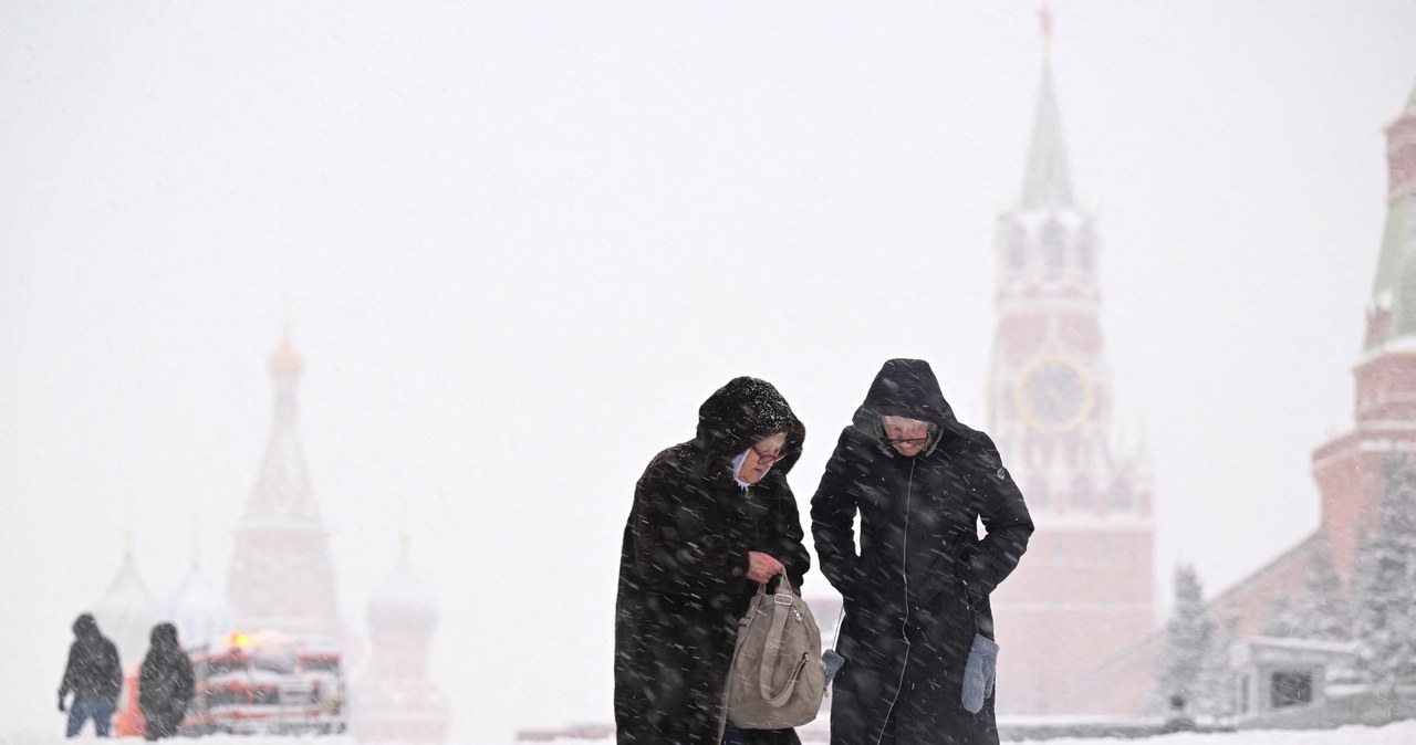 Plac Czerwony w Moskwie, luty 2024 r. /Natalia Kolesnikova /AFP