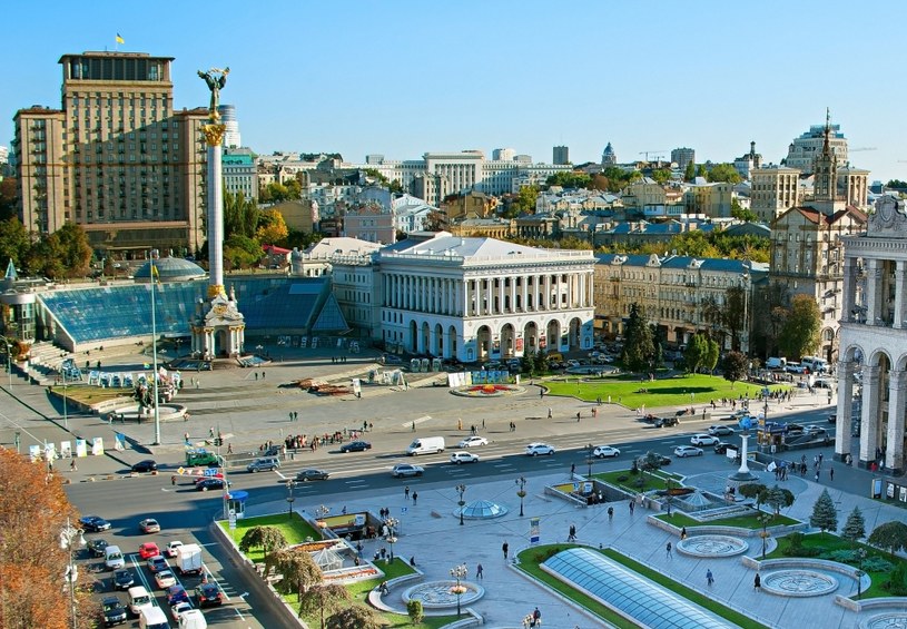 Plac Niepodległości w Kijowie /123RF/PICSEL