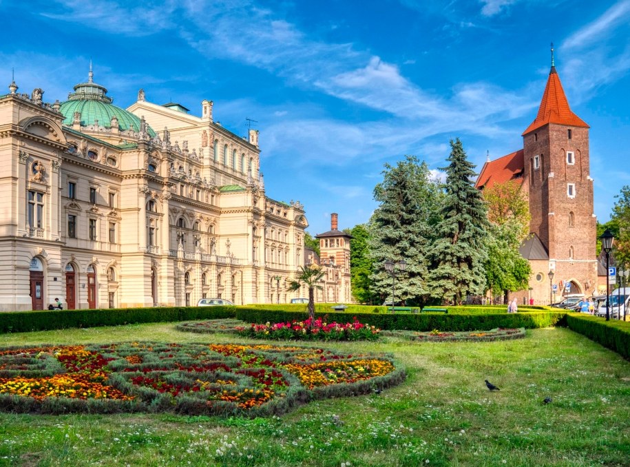 Plac Świętego Ducha w Krakowie oraz Kościół Świętego Krzyża /Jerzy Ochoński   /PAP