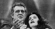 Placido Domingo i Angela Gheorghiu podczas koncertu w Bukareszcie, 1994 /Encyklopedia Internautica
