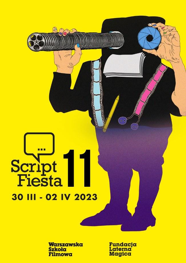 Plakat 11. edycji festiwalu Script Fiesta /materiały prasowe