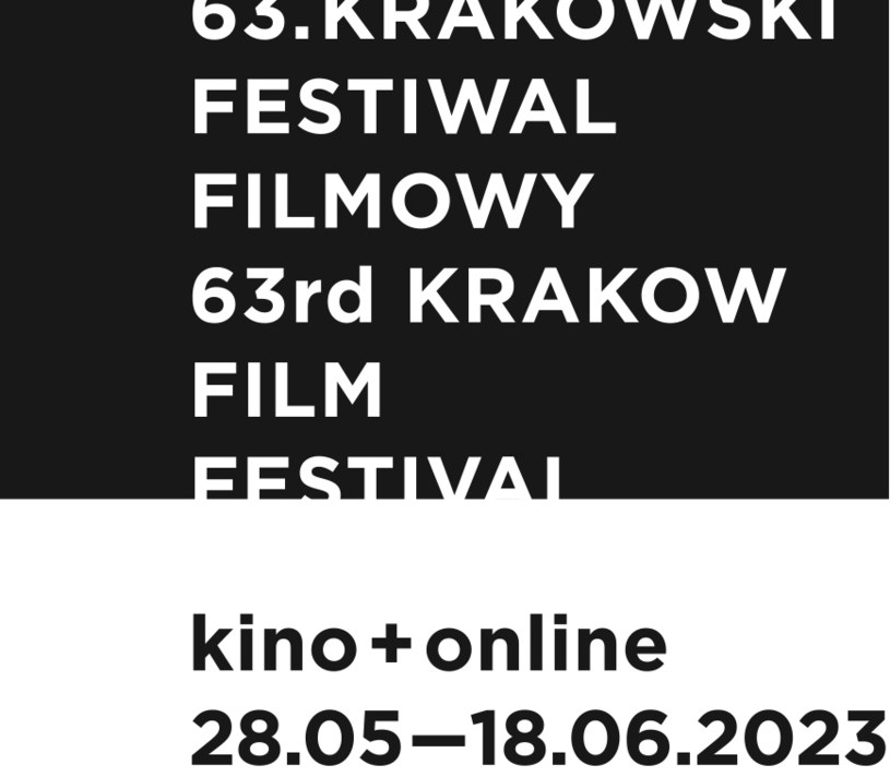 Plakat 63. Krakowskiego Festiwalu Filmowego /materiały prasowe