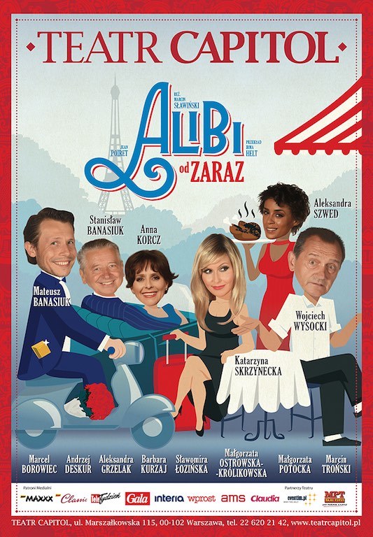 Plakat "Alibi od zaraz" /materiały promocyjne