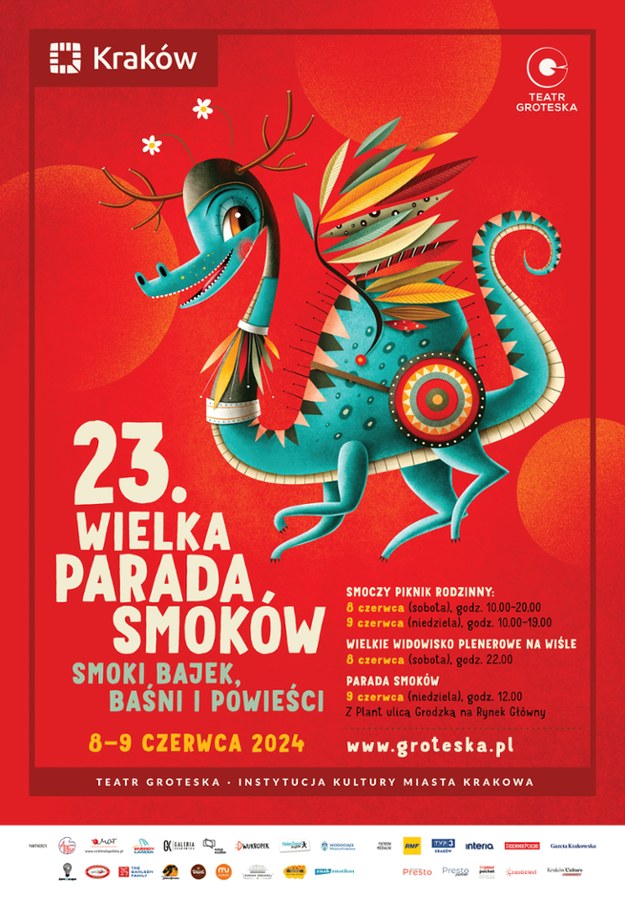 Plakat autorstwa Macieja Szymanowicza /Materiały prasowe