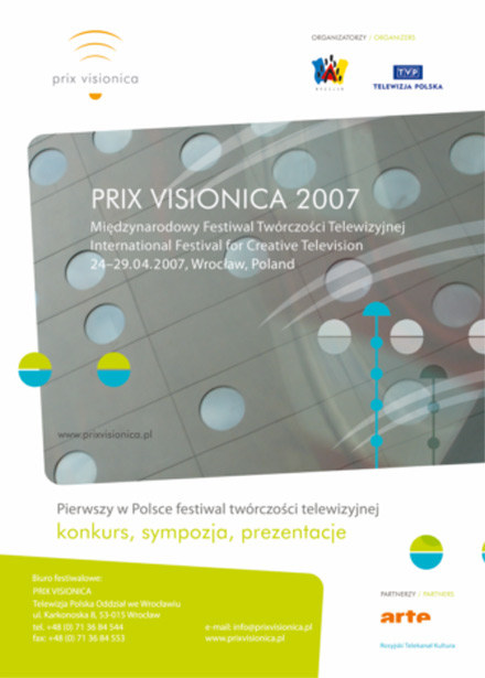 Plakat festiwalu Prix Visionica /