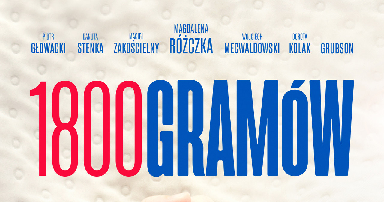 Plakat filmu "1800 gramów" /materiały dystrybutora