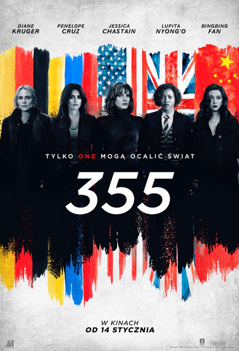 Plakat filmu "355" /materiały prasowe