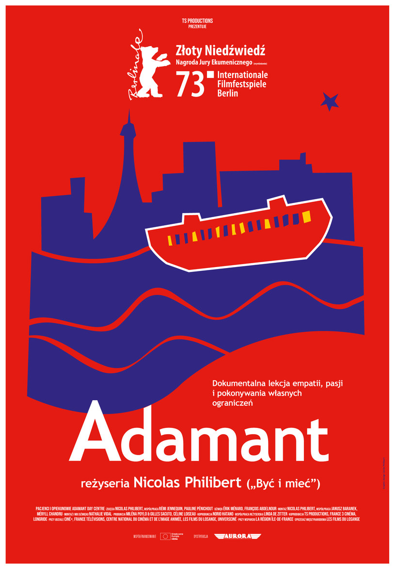 Plakat filmu "Adamant" /Aurora Films /materiały prasowe