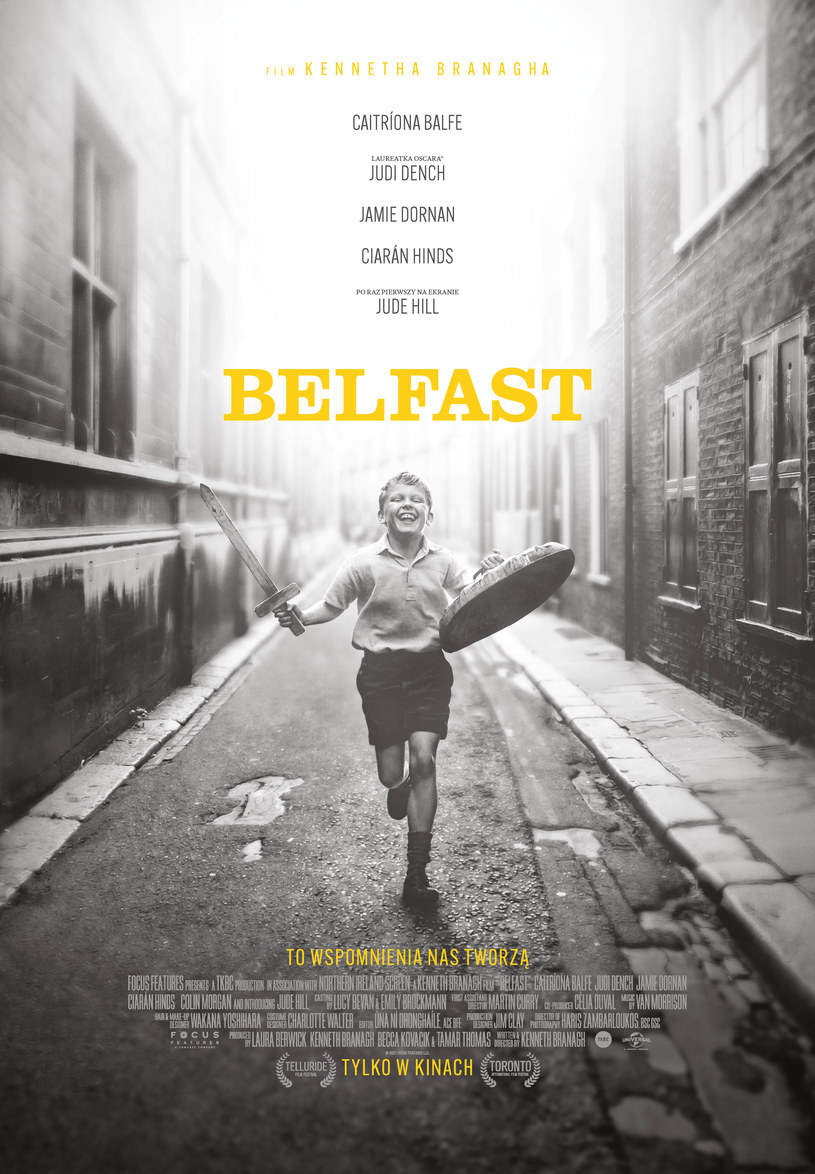 Plakat filmu "Belfast" /UIP /materiały prasowe