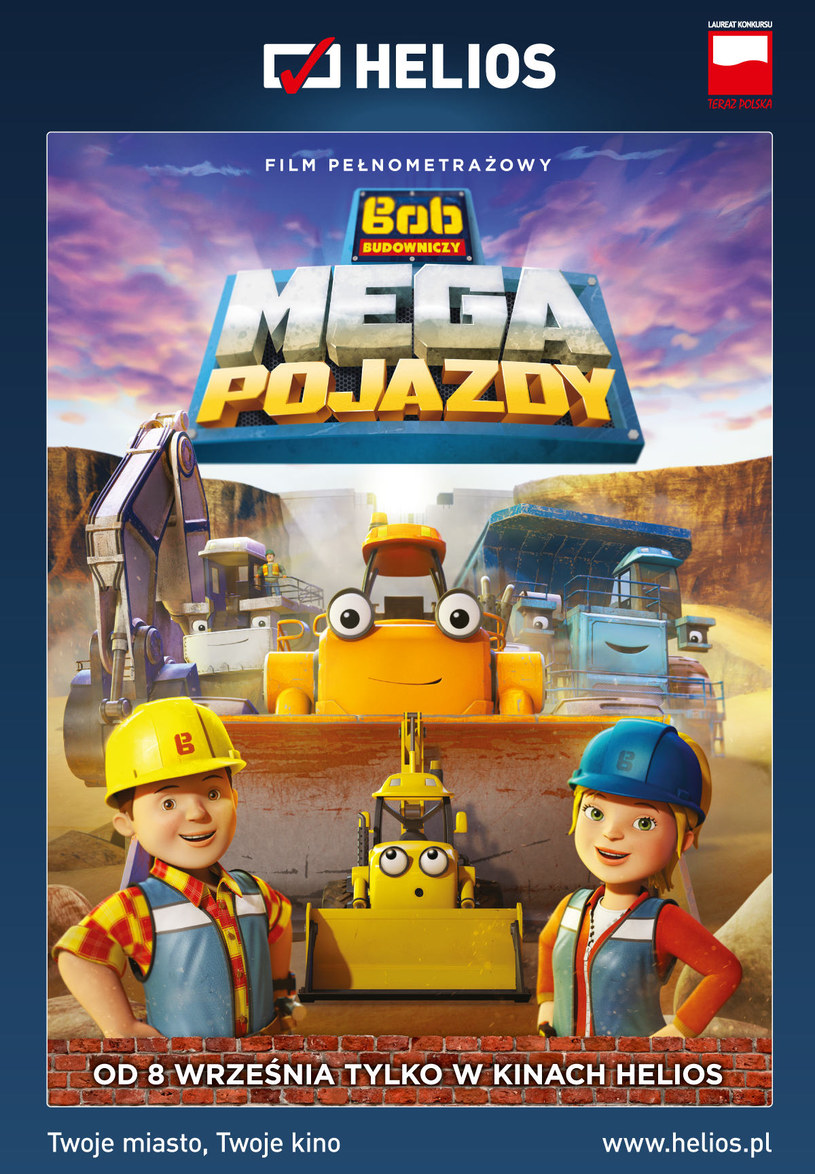 Plakat filmu "Bob Budowniczy: Mega Pojazdy" /materiały prasowe