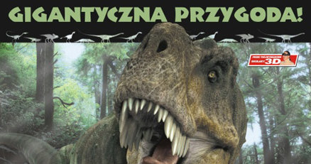 Plakat filmu "Dinozaury żyją!" /